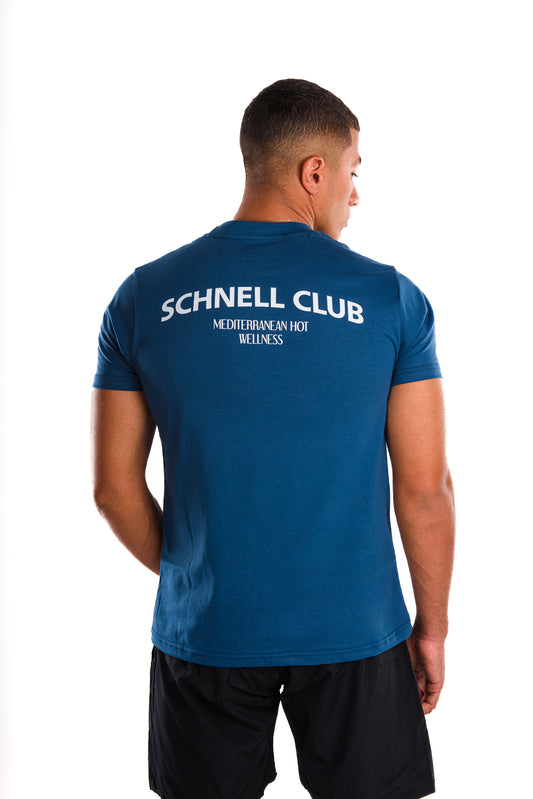 Navy Blue "Schnell Club" tee